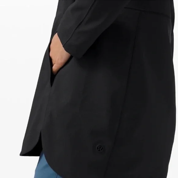 Lululemon Glyde Along Softshell Jacket Water Wind Resistant Outdoor Rain Coat - Picture 5 of 16